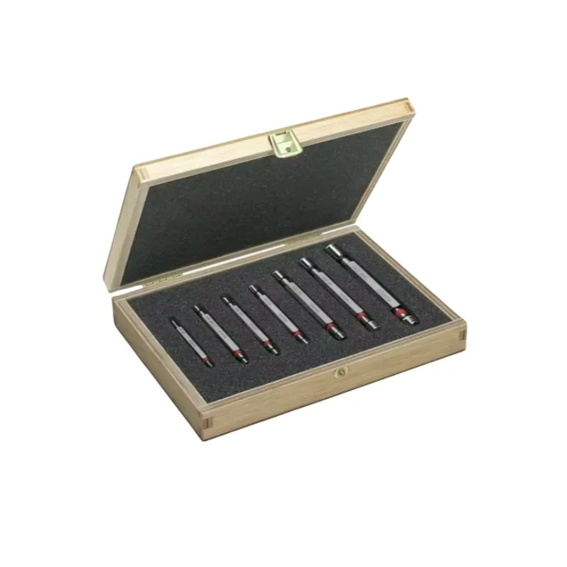 M1M2.5M2.6M3M4M5M6M7M8M9M10M126H7H Double End Thread Plug Gauge Taper Lock Design