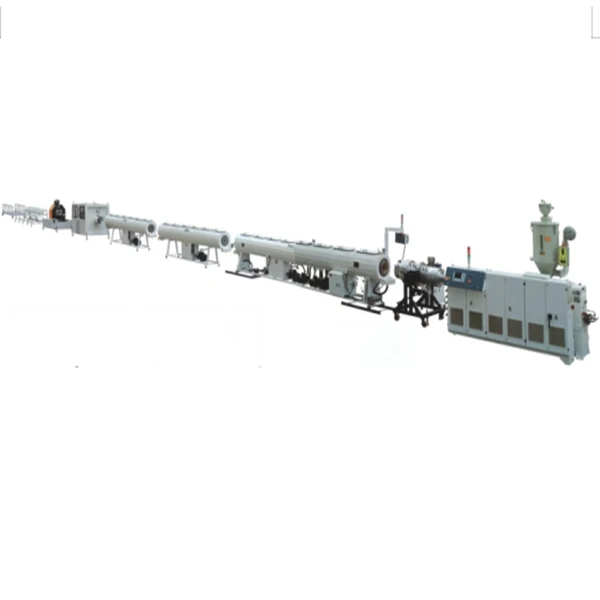 SJ75 38 MPP HDPE PPR water pipe gas tube automatic single screw extruder production line single twin screw extruding