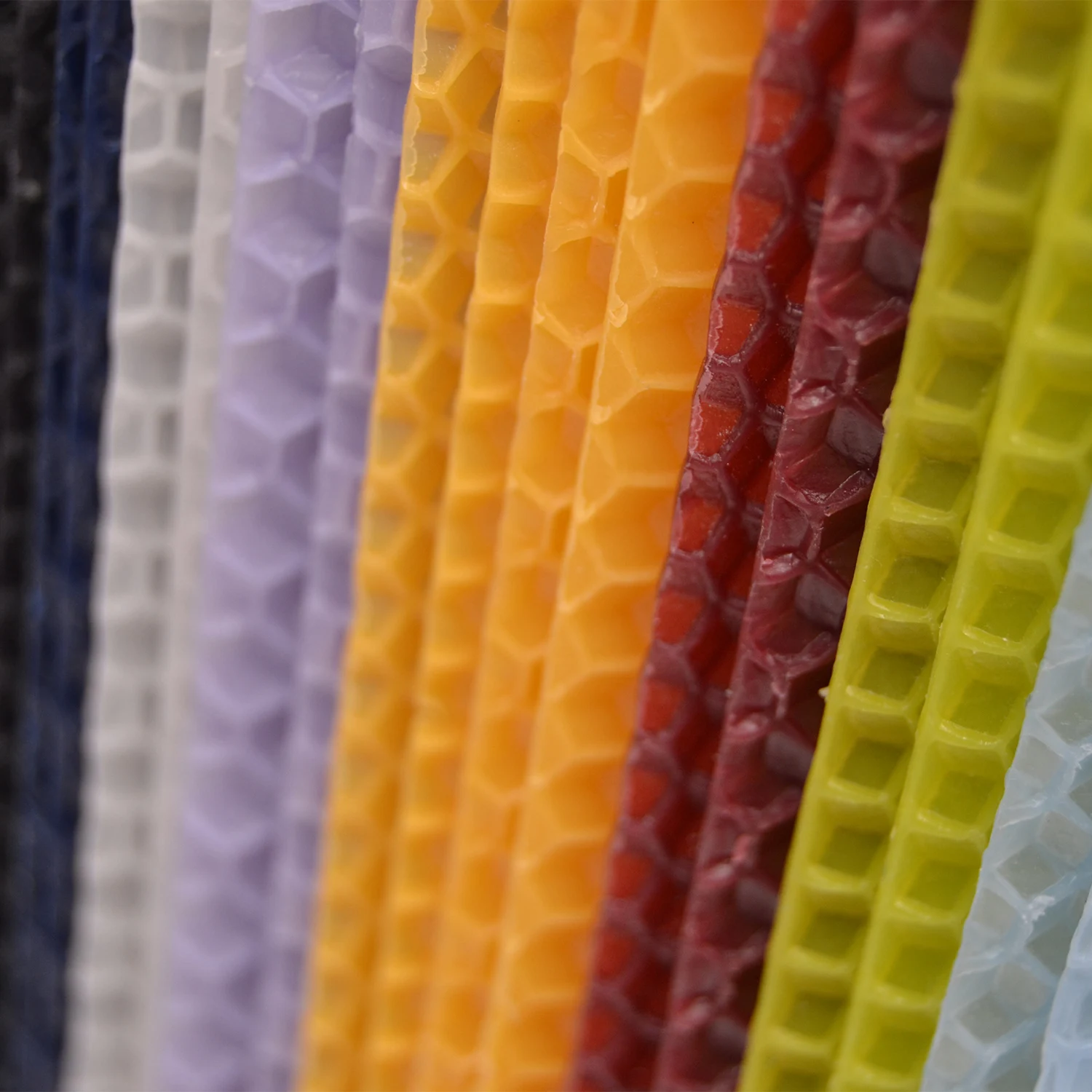 Custom DIY Colorful Bee Wax Honeycomb Sheets Rolling Beeswax Candle Making Kit