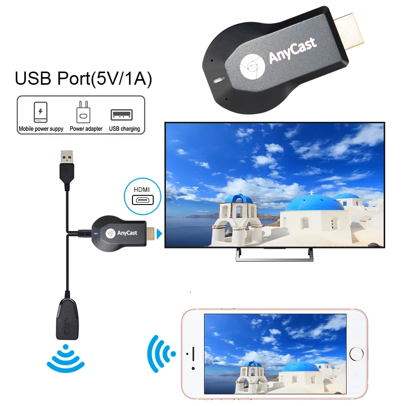128M Anycast M2 Plus 1080P Miracast Any Cast Wifi Display Receiver Dongle For ios Android