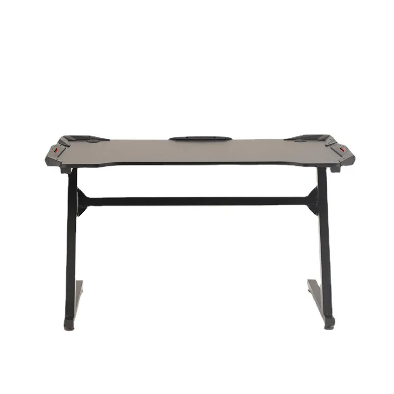 Esports Fountainhead Factory Furniture Wholesale High Cool PC Gamer Table LED Computer Gaming Desk for Home Office