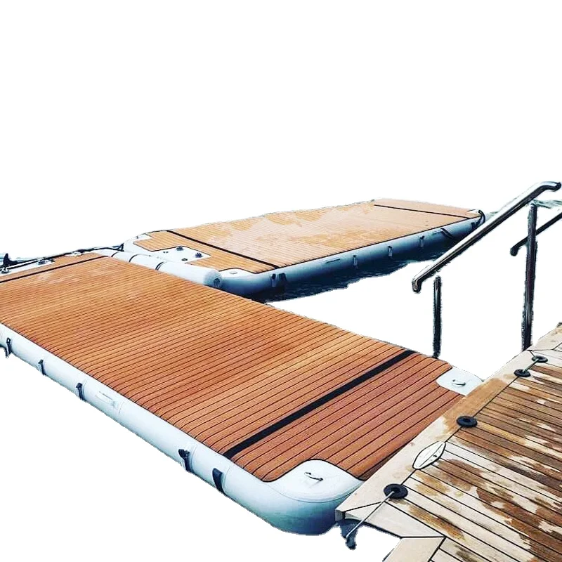 Customized PVC Inflatable multi Floating Platform dock station for jet Boat SUP Yacht Dock