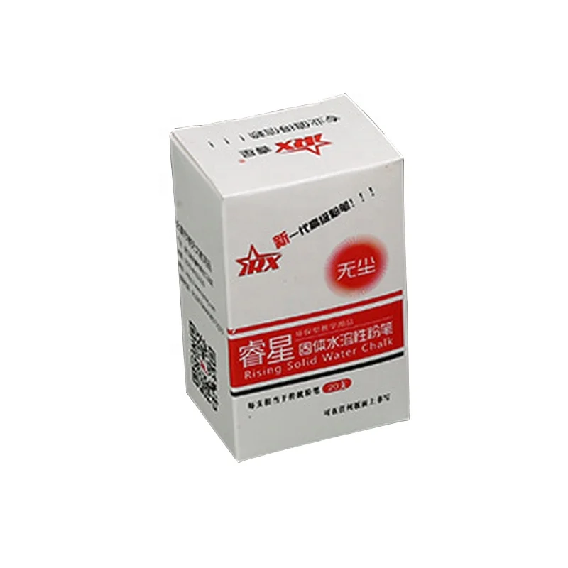 New Trend Product White Dustless Chalk 20pcs Eco-friendly Washable Colored Chalk