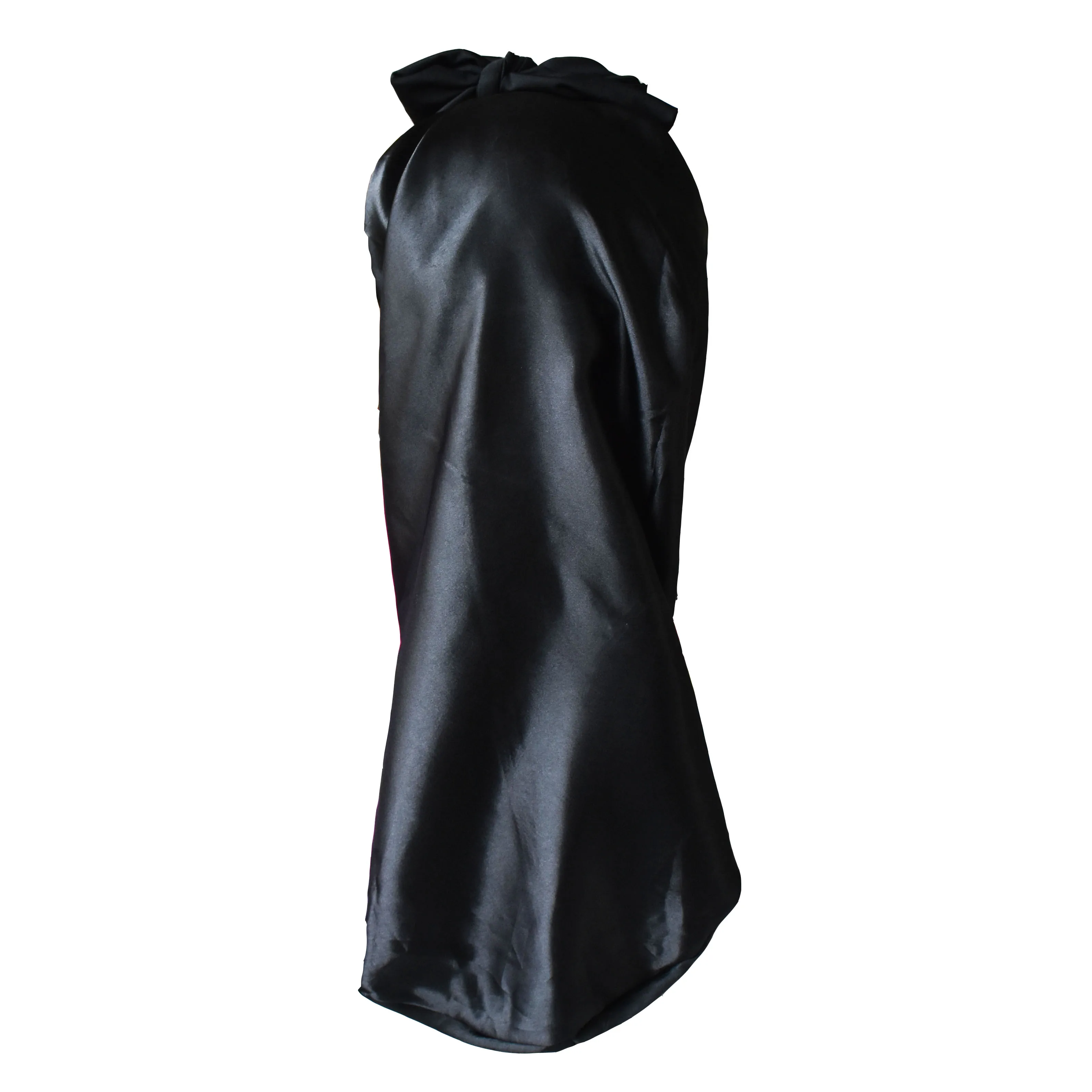 
Bonnet Queen Black 24inch dreadlock cap satin long braid bonnet custom costum logo with tie 