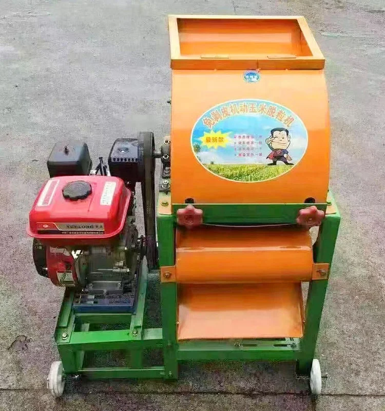 Tingxiang High Peeling Rate 1.0t/h gasoline Diesel engine farm automatic home use maize sheller zambia corn sheller for sale