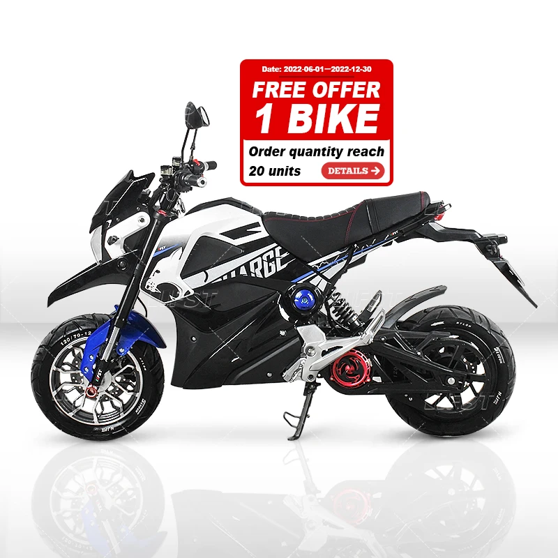 Off-Road Motorcycle Scooter Motor Racing Sport 80Kmh Adult 3000W Electric Motorcycle