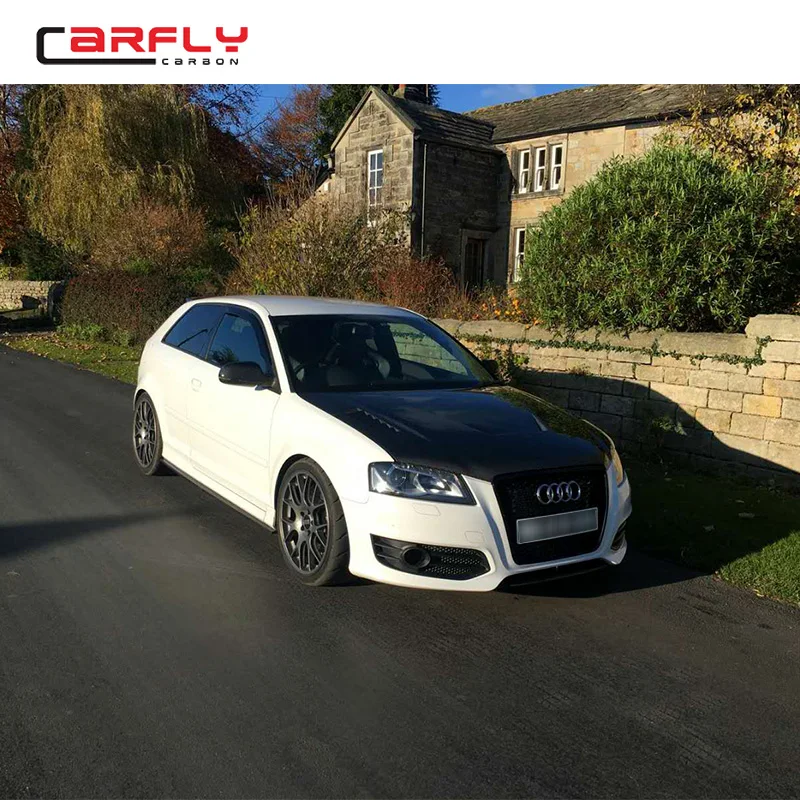 2008-2012 капот двигателя из углеродного волокна для AUDI A3 S3