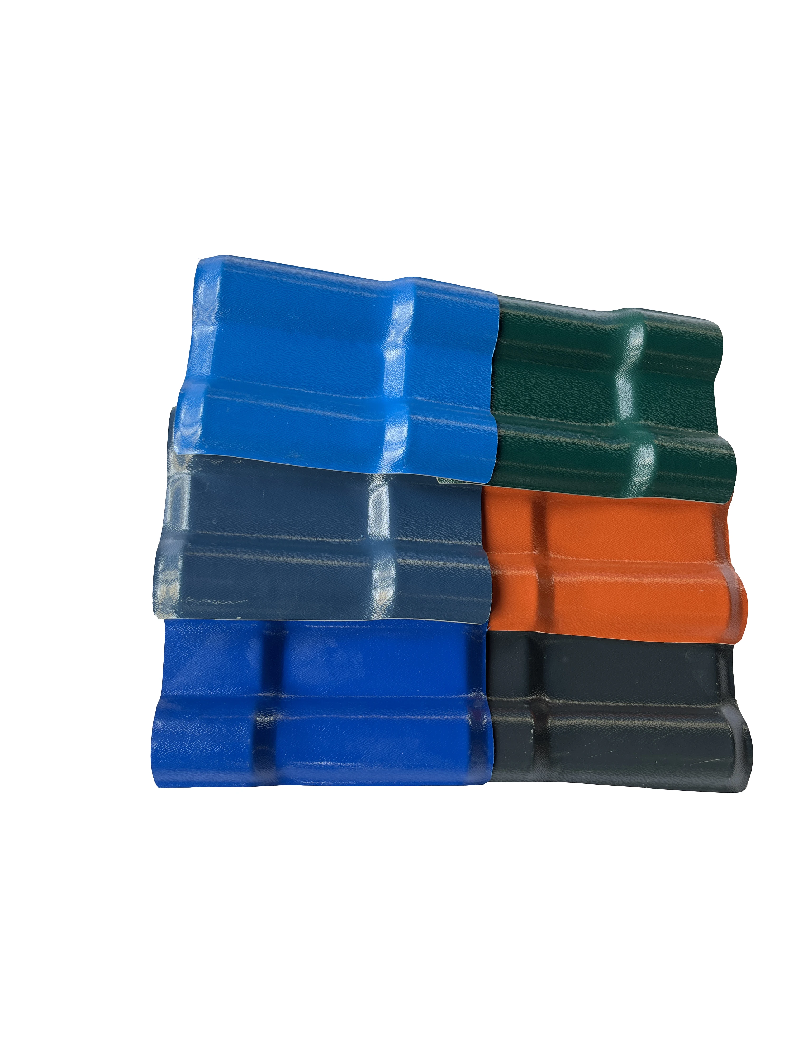 Customized Style Synthetic Resin Sheet For Roof Modern Color Design Coated ASA PVC Corrugated Roofing Sheet