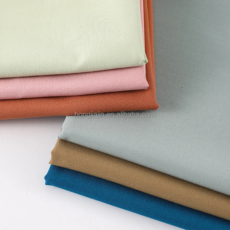 Summer business suits  69% polyester 26 Viscose 5% Spandex Thin TR plain woven fabric 183g Stock colors