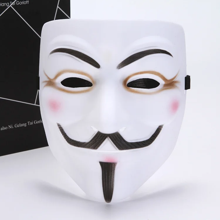 2023 Hotselling Halloween Ghost Dance Step Dancer Mask White V for vendetta mask Party Supplies Face Masks