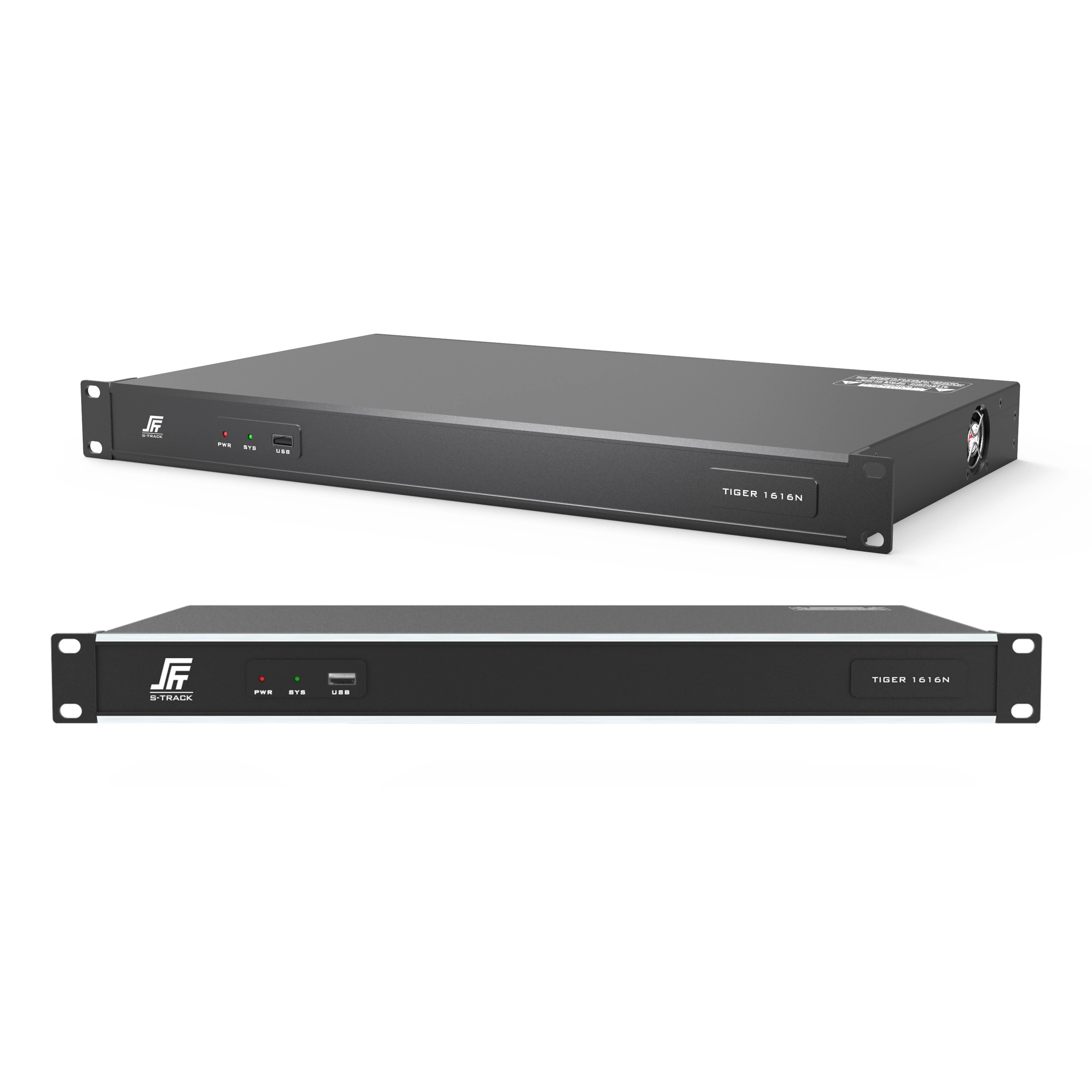 S-TRACK TIGER 1616N 16-in and 16-out Digital Audio Processor Dante Matrix