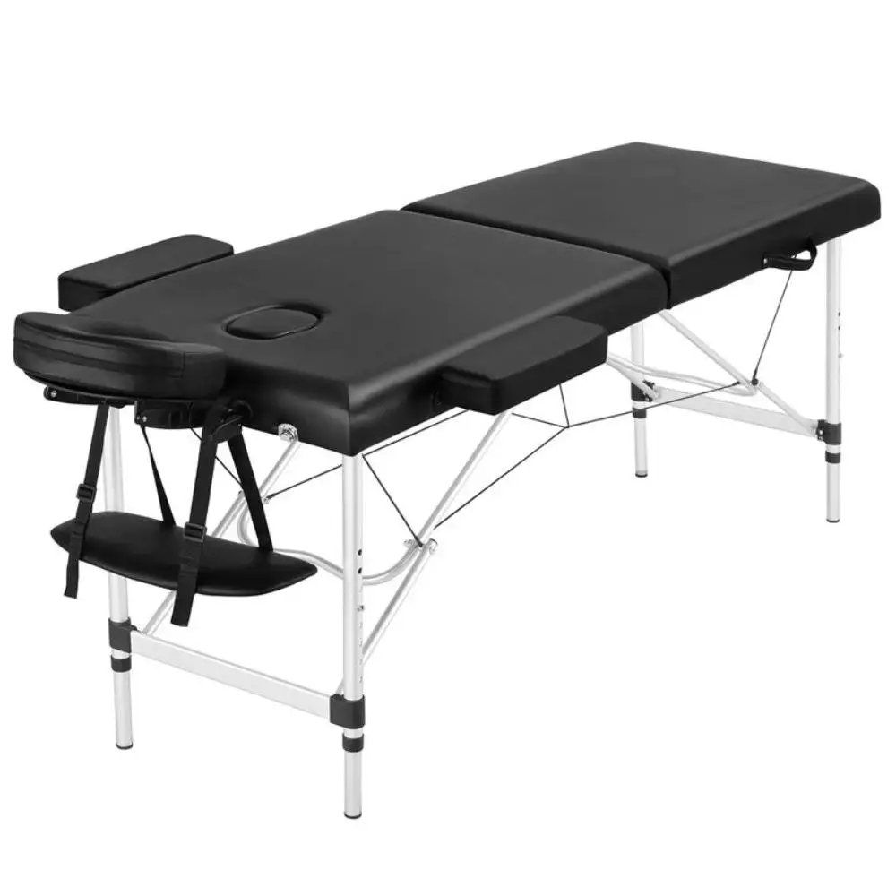 Dont click High-quality Luxury Foldable 2-section Beauty Salon Lash Folding Massage Bed Table