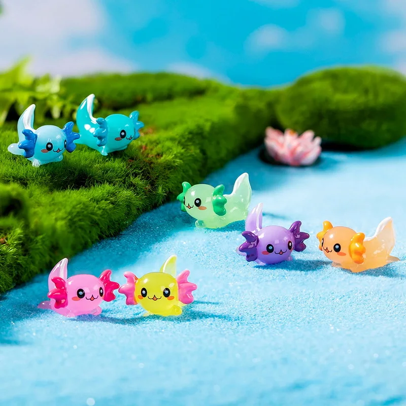 Cartoon Cute Hexagonal Dragon Figurine Car Sand Table Landscaping Decoration DIY Dollhouse Miniature Doll