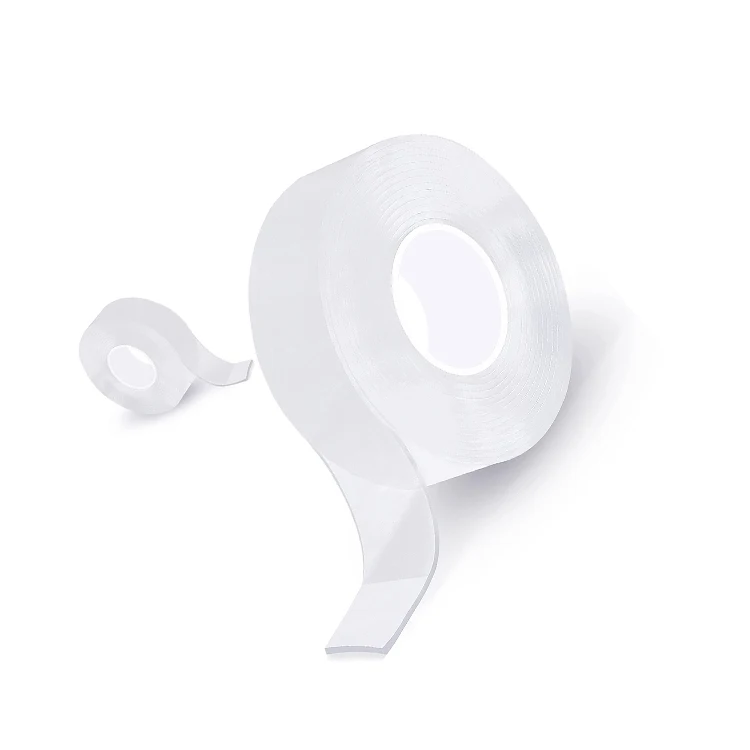 Transparent Nano Double Side Adhesive Tape Reusable Silicone Nano Adhesive Tape