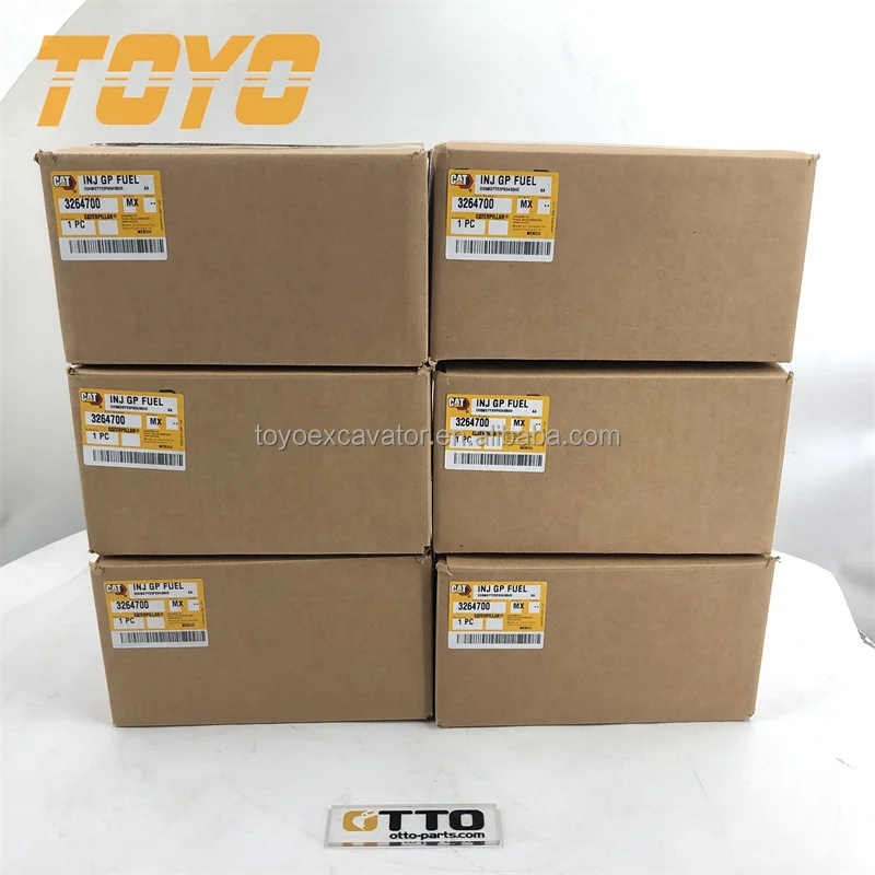 Экскаватор запасные части 320D Форсунка Common Rail C6.4 инжектор двигателя 326-4700 дизельного топлива