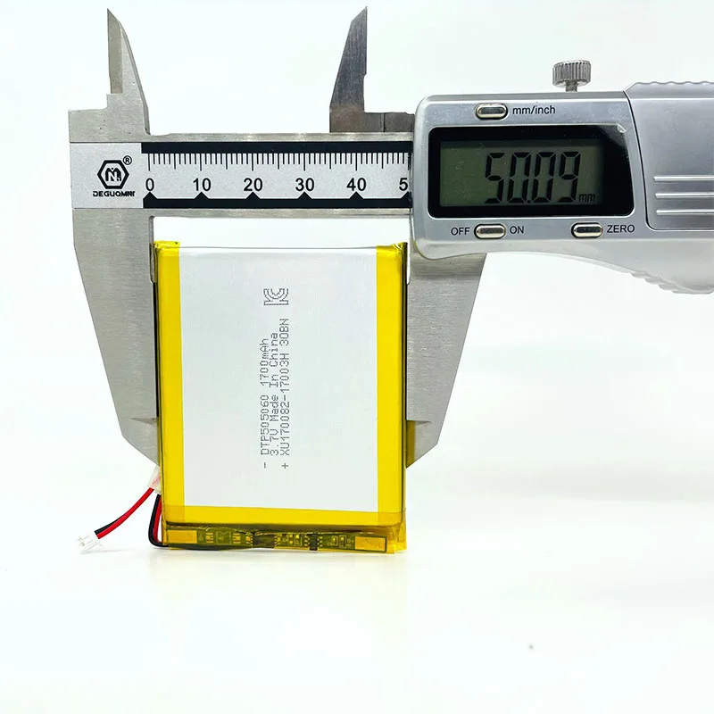 OEM 1700mAh 505060 405070 603660 lithium polymer battery 3.7v GPS tracker lipo battery for smart watch
