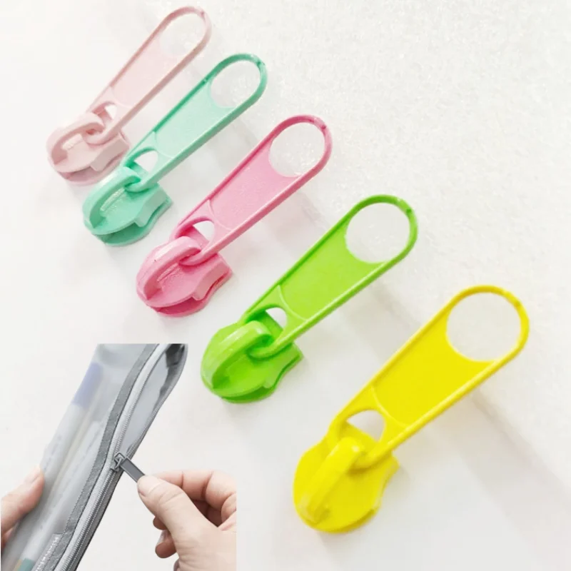 3# 5# 7# 8# 10# Zipper Puller With Logo For Luggage Suitcase Chain Cheap Sliders Coil Zipper Heads Size 5 Non Lock