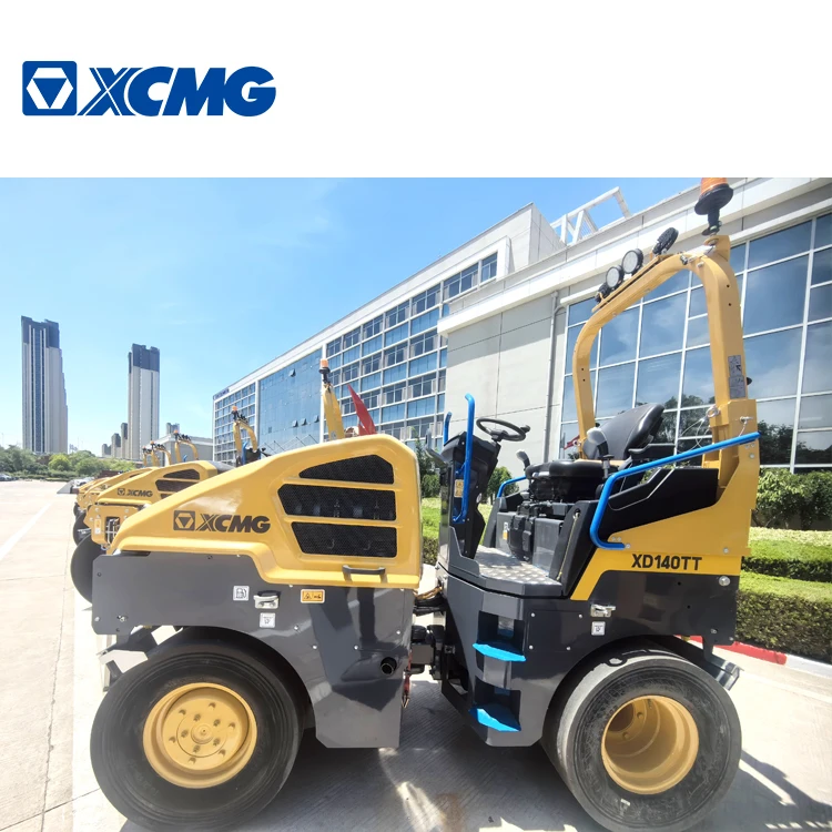 XCMG Official XD140TT Tandem Vibratory Roller 14 Ton Used Double Drum Road Roller Price for Sale