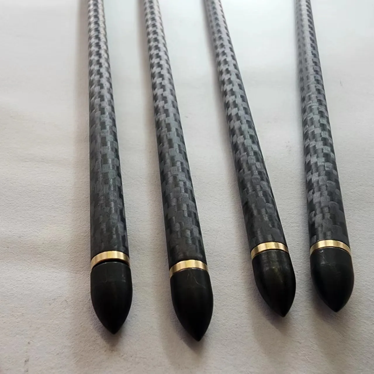 Carbon Composite High Modulus Carbon Fiber Tubing 3K Carbon Fiber Round Pipes For Arrow Shaft