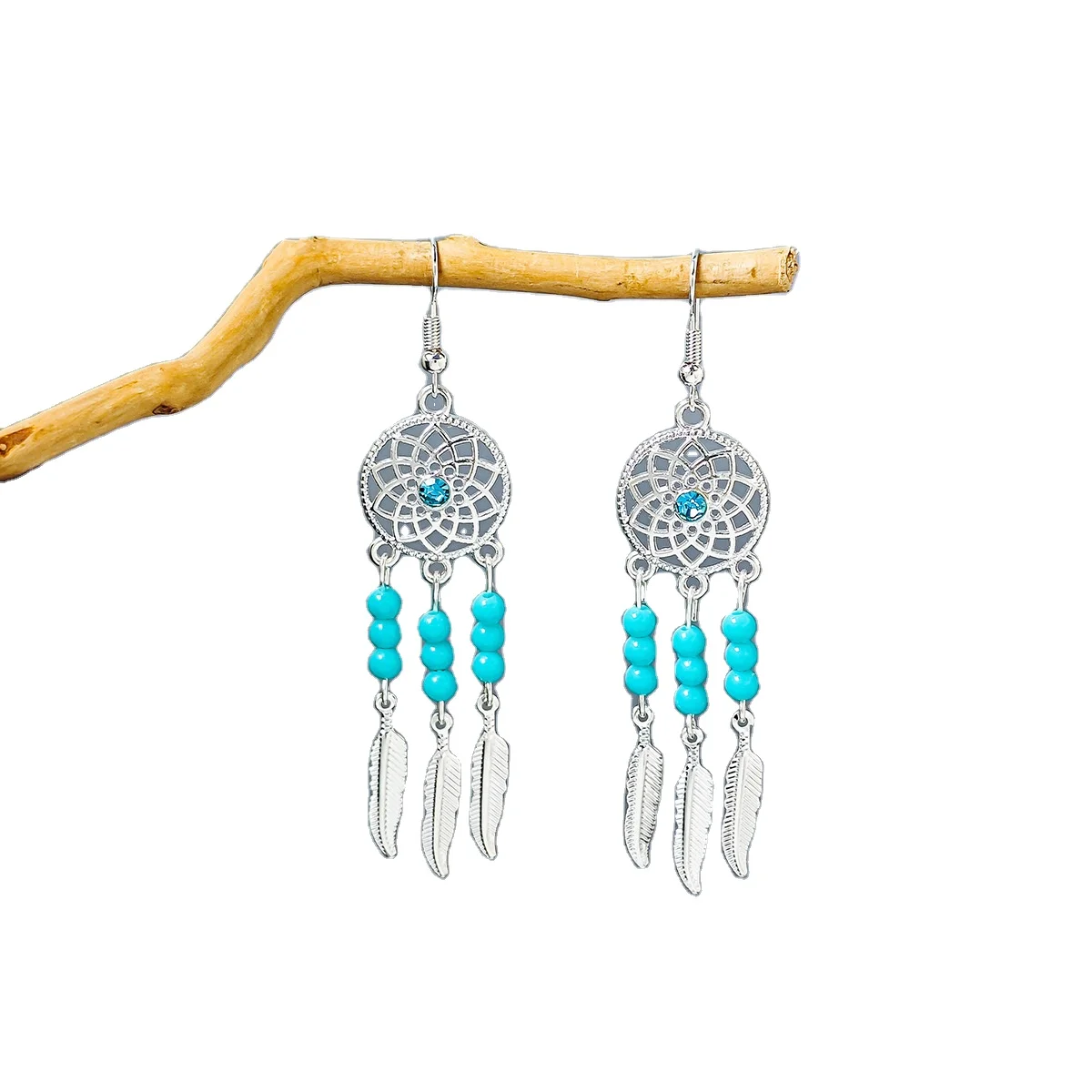 European and American ethnic minority style creative geometric boutique beautiful earrings