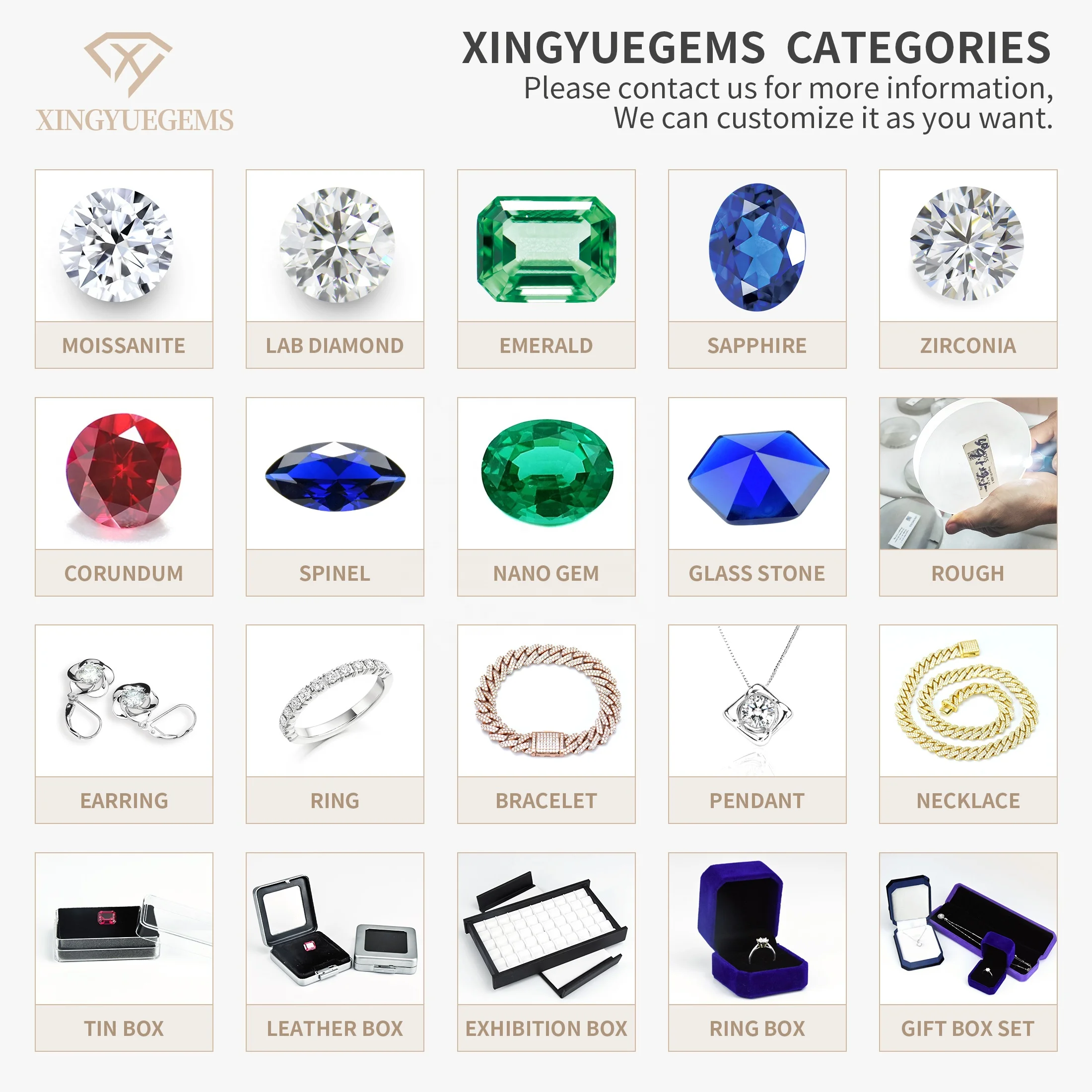 Xingyue оптовая продажа 1 0 карат 6 5 мм 925 серебряные алмазные заклепки круглые серьги с муассанитом сертификатом gra