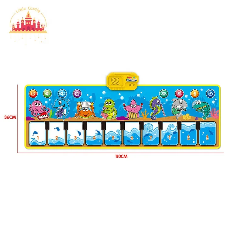 Fashion Colorful Electronic Musical Blanket Piano Keyboard Play Mat For Kids SL07D010
