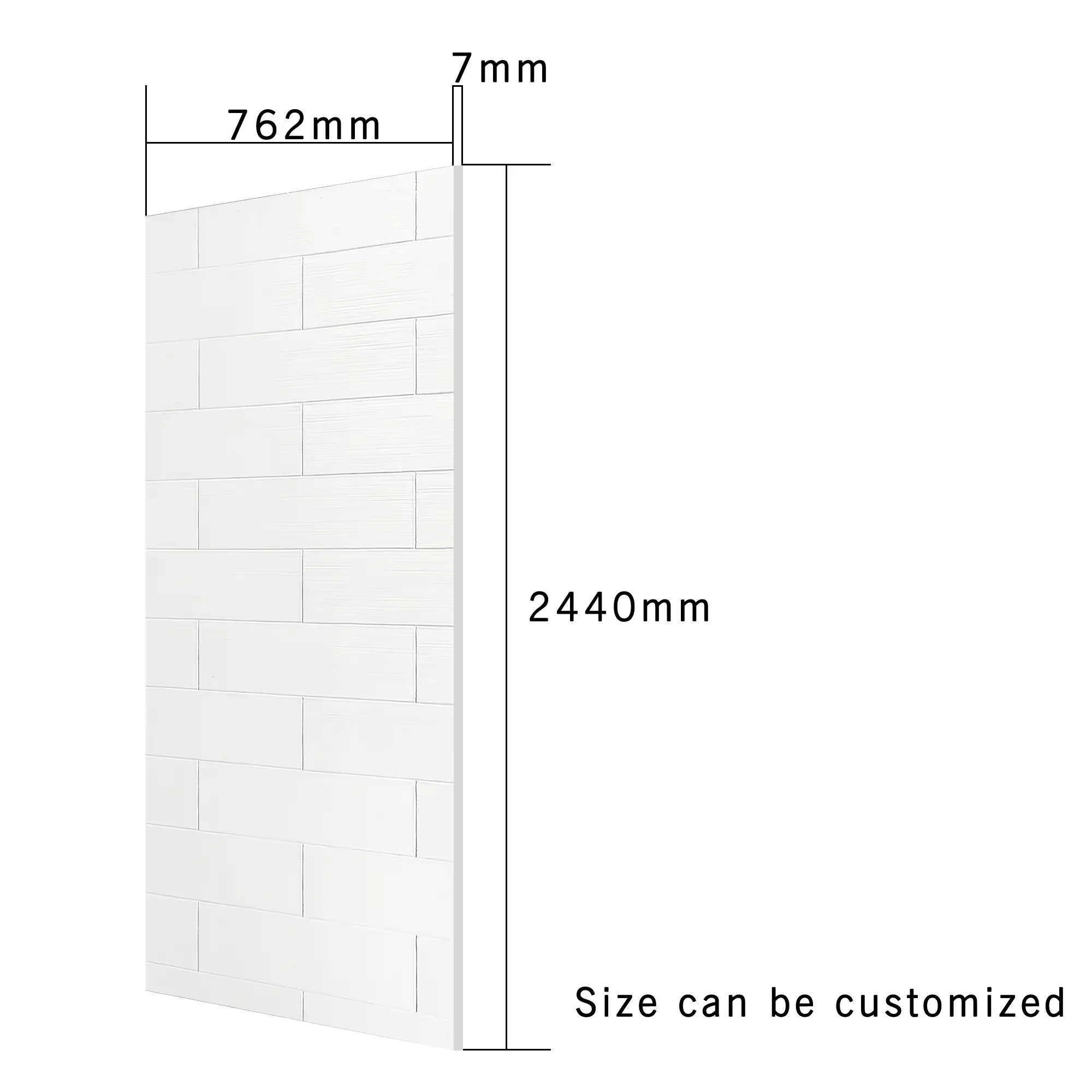 Modern Home Decoration MC Easy-to-Install Artificial Stone Wall Panels 3D Wall Stickers Bathroom New Trends Tile Form 3D Model