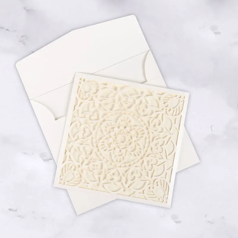 Square muslim invitations , business or party invitation cards