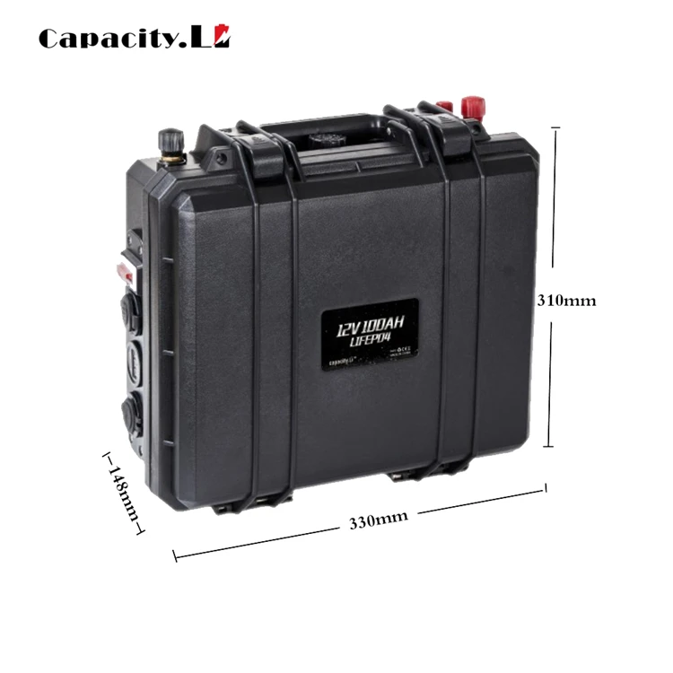 12v 100ah lifepo4 battery pack Rechargeable Batteries 100a Power station with bms for RV Outdoor camping and Inverter