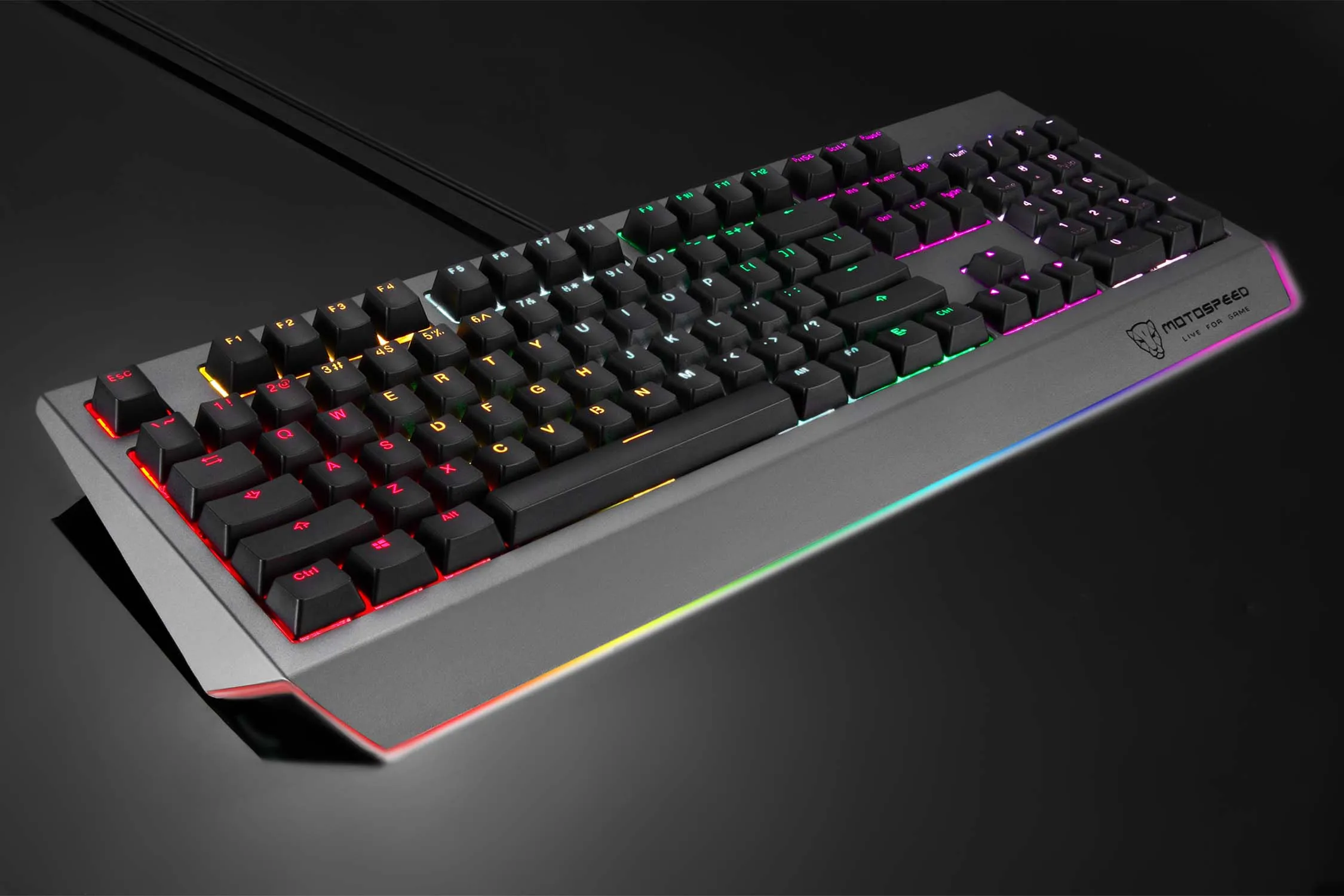 Wholesale Mechanical Keyboard spanish Teclado Gamer Ergonomic custom pc computer laptop rgb backlit gaming mechanical Keyboard