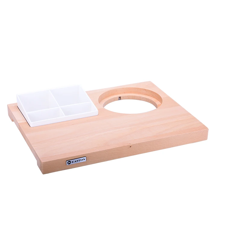 Hotel Room Black Color Melamine Sachet Tray