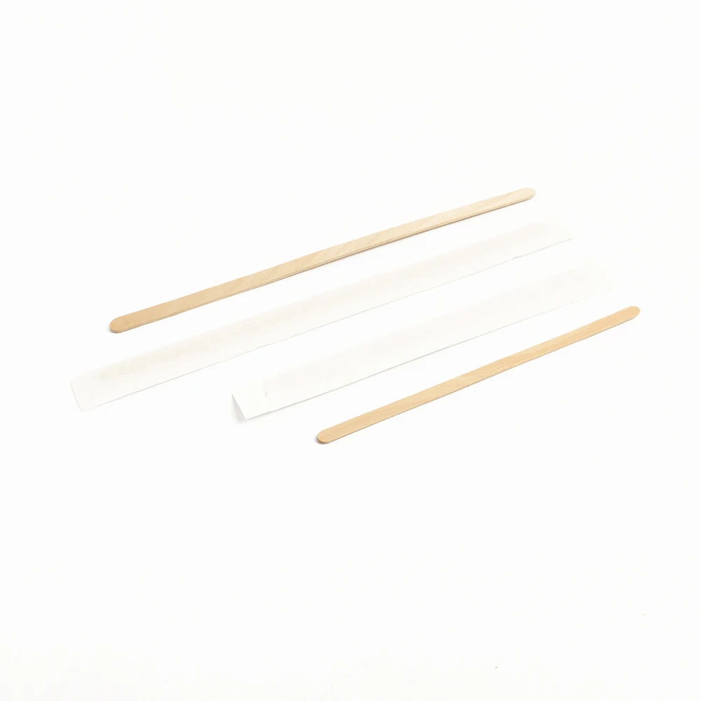 disposable wooden birch coffee slim stirrer