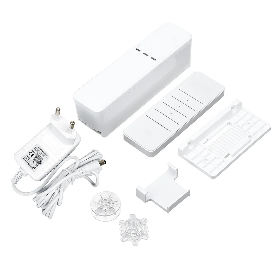 WiFi Motorized Chain Roller Blinds Shade Shutter Drive Electric Curtain Motor RF Remote Tuya Smart App Control Alexa/Google