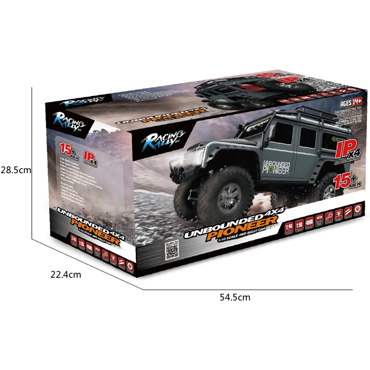 Hot Sale  HB ZP1001 Car 1/10 2.4G 4WD RC Car Retro Vehicle LED Light RTR Remote Control RC Car Kid Toys Christmas New Year Gifts