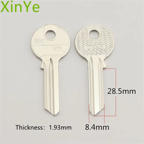 XinYe Hot Sale High Quality Universal Brass Handle Household Door Key Blank