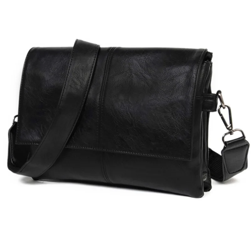 New Arrivals PU Leather messenger bag cross body bag wholesale custom messenger bag men