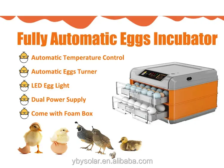Fully automatic New design big window fully automatic 400 egg incubator sale egg hatching machine