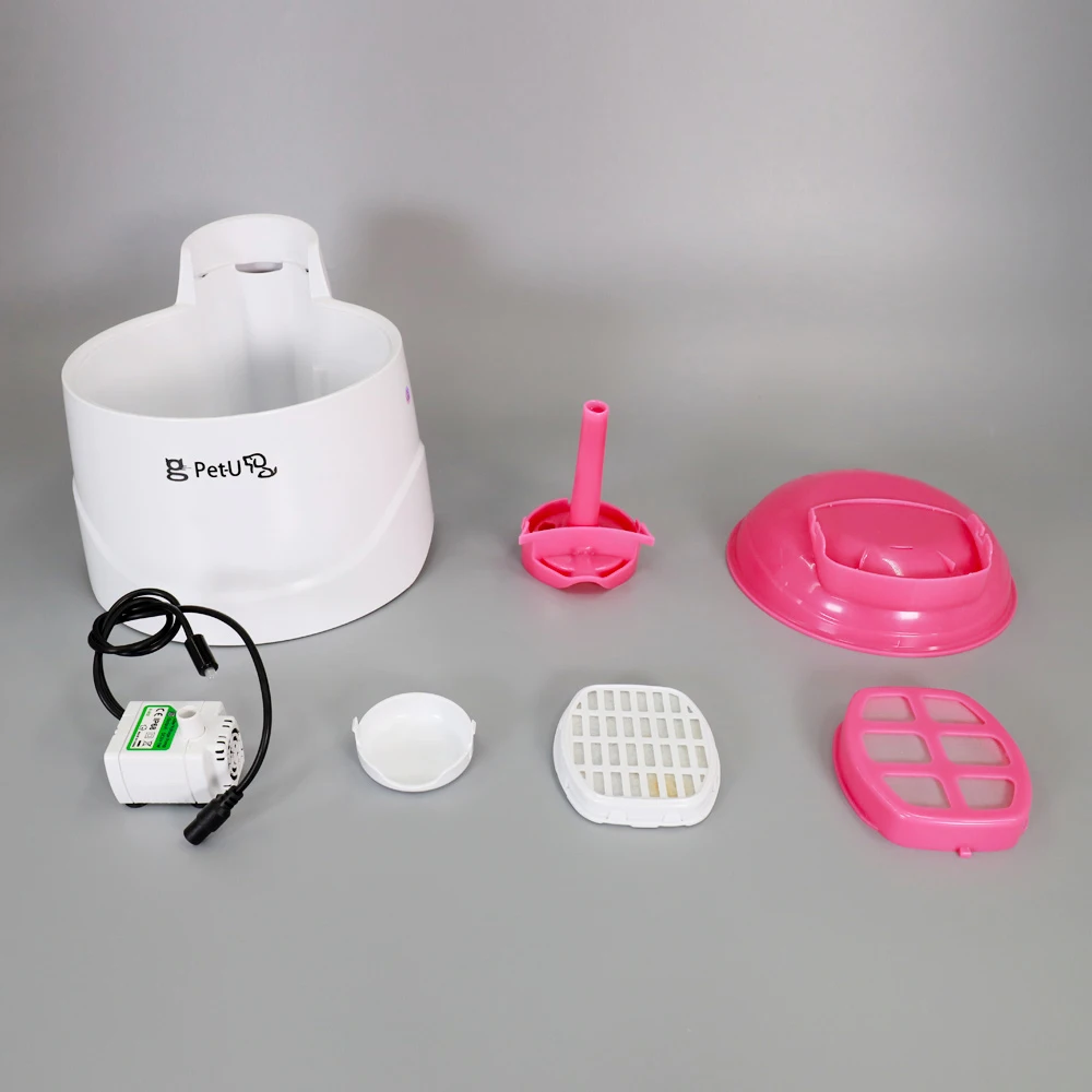 Pet фонтан воды Pet питьевой фонтанчик 2L автоматическая поилка для кошек