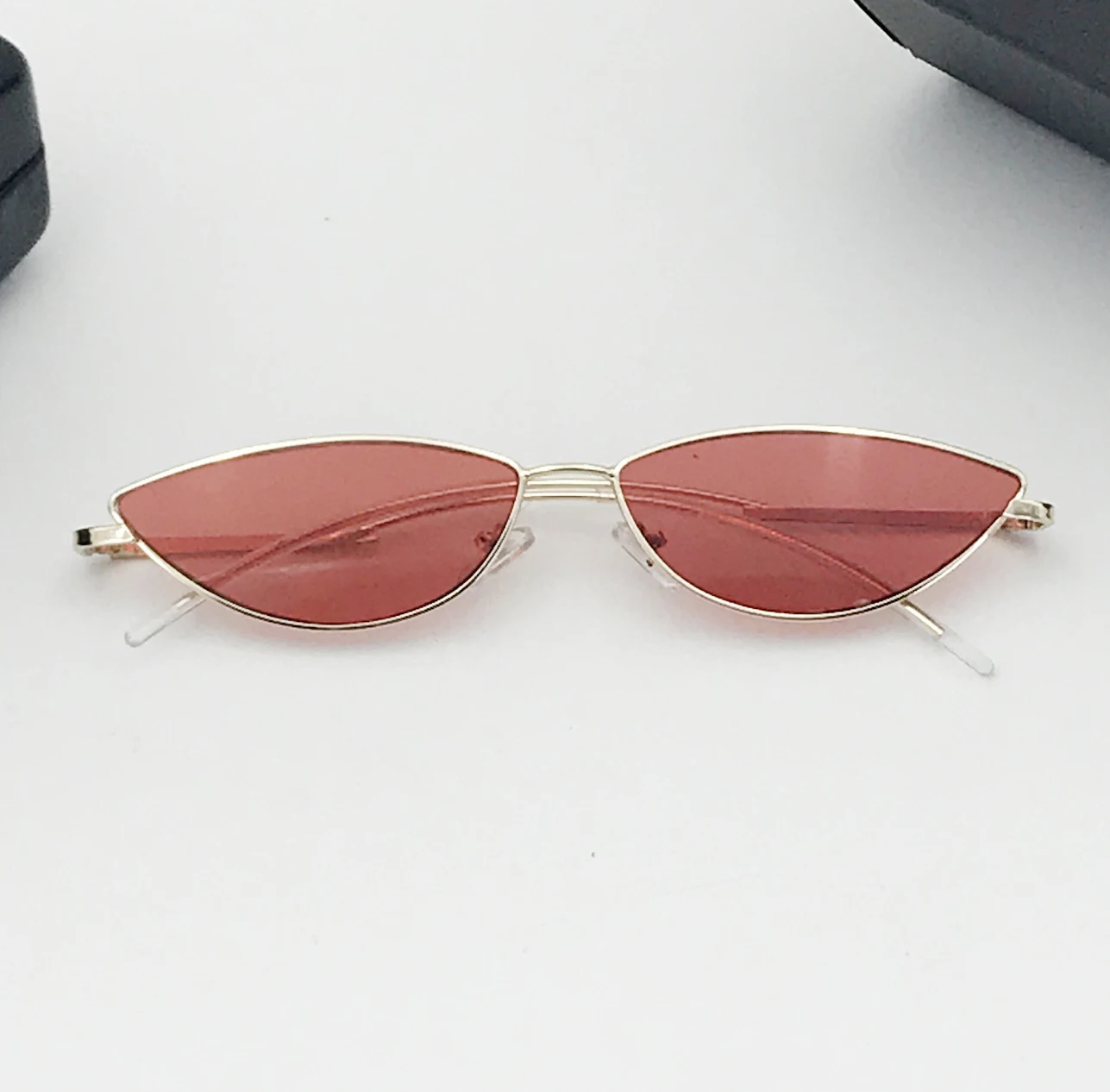 metal frame cat eye sunglasses small sunglasses women