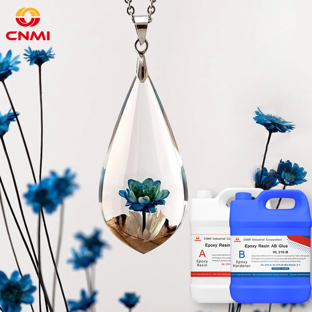 CNMI Clear Epoxy Resin for Woodwork, Craft, Floor, Top Coating Epoxy Resin Starter Kit Non-Toxic Epoxy Resin Glue