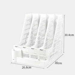 Wholesale stackable sustainable office school supplies plastic desktop file organizer