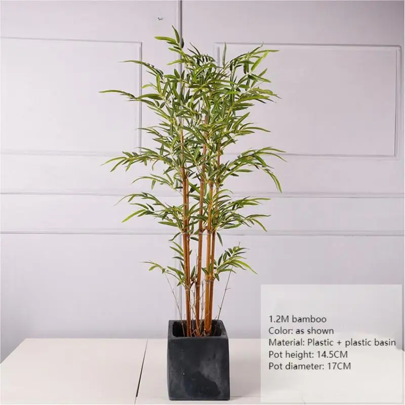 china wholesale High Quality Manufacturers Hot Sale Home Decor Simulation Plastic Plant Artificial Bamboo Plants