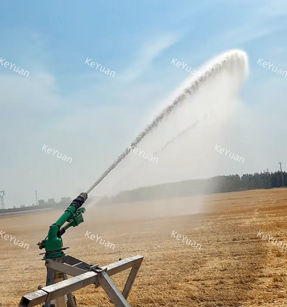 China Agriculture Irrigation large water spray gun Long range atomization uniform irrigation system for sale