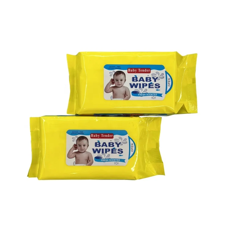 Wholesale High Quality Spunlaced Non-woven Biodegradable Cleaning Organic Water Baby Wipes