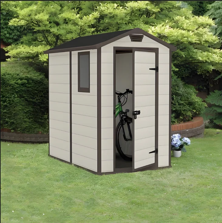 2025 Hot Selling Plastic Outdoor Sheds Storage Shelter With Floor