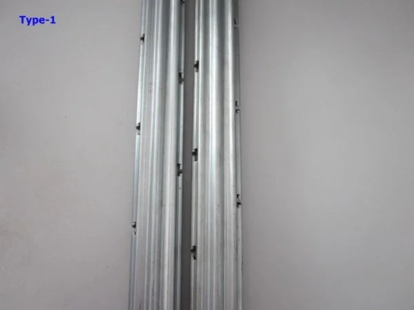 Italian type steel vineyard pole