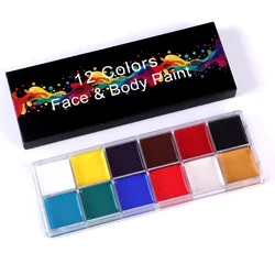New 12 Colors Oil Base Non-toxic Face Body Paints Set For Perform Make Up Kids Diy Art Supplies