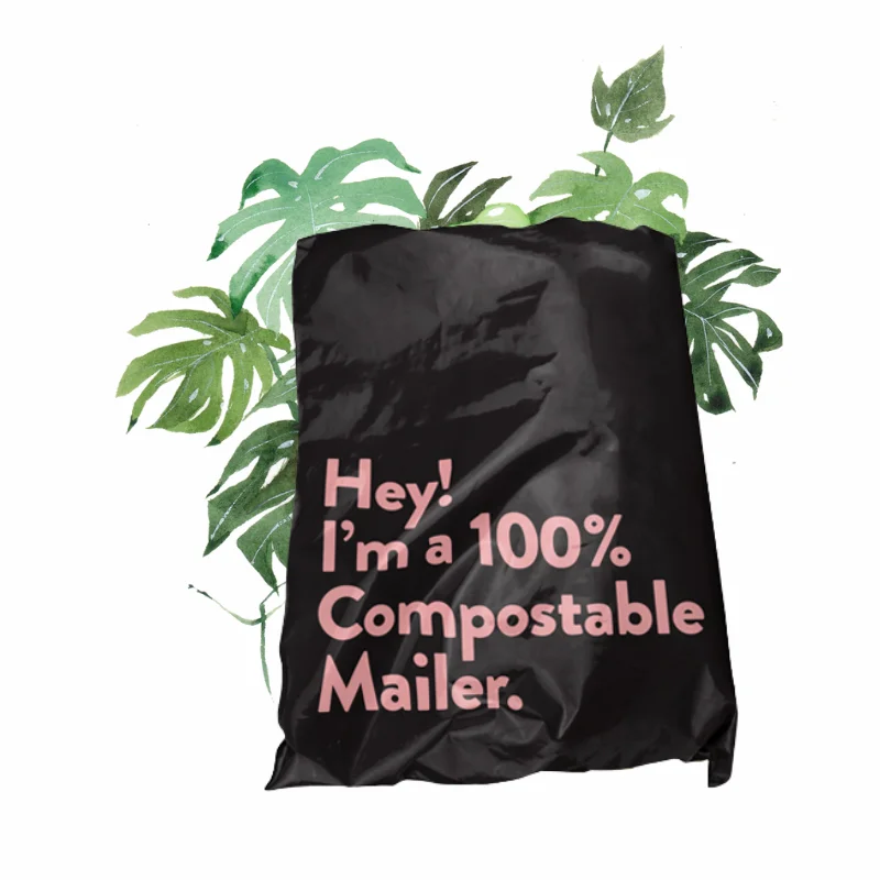 Оптовая продажа с завода, изготовленные на заказ, 100% биоразлагаемые почтовые пакеты