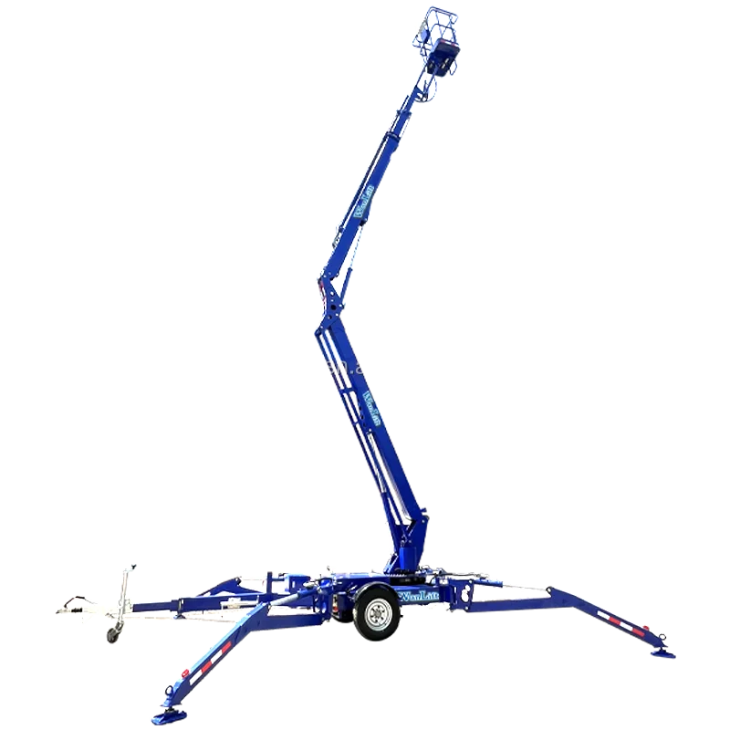 CE TUV certificated 16m Truck Mounted Cherry Picker Boom Lift Articulating Mobile Aerial Man Bucket Basket Platform