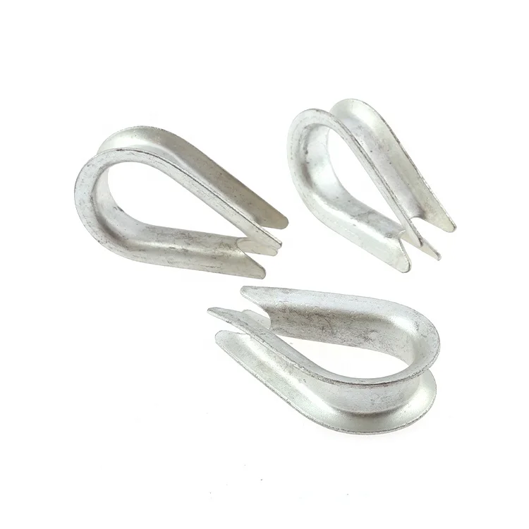 
Manufacture Various High Quality Heavy Duty Hot Dip Galvanized Wire Rope Thimble 